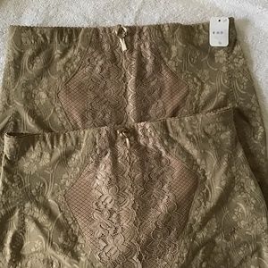 Elegant Lace Women Intimates in Tan